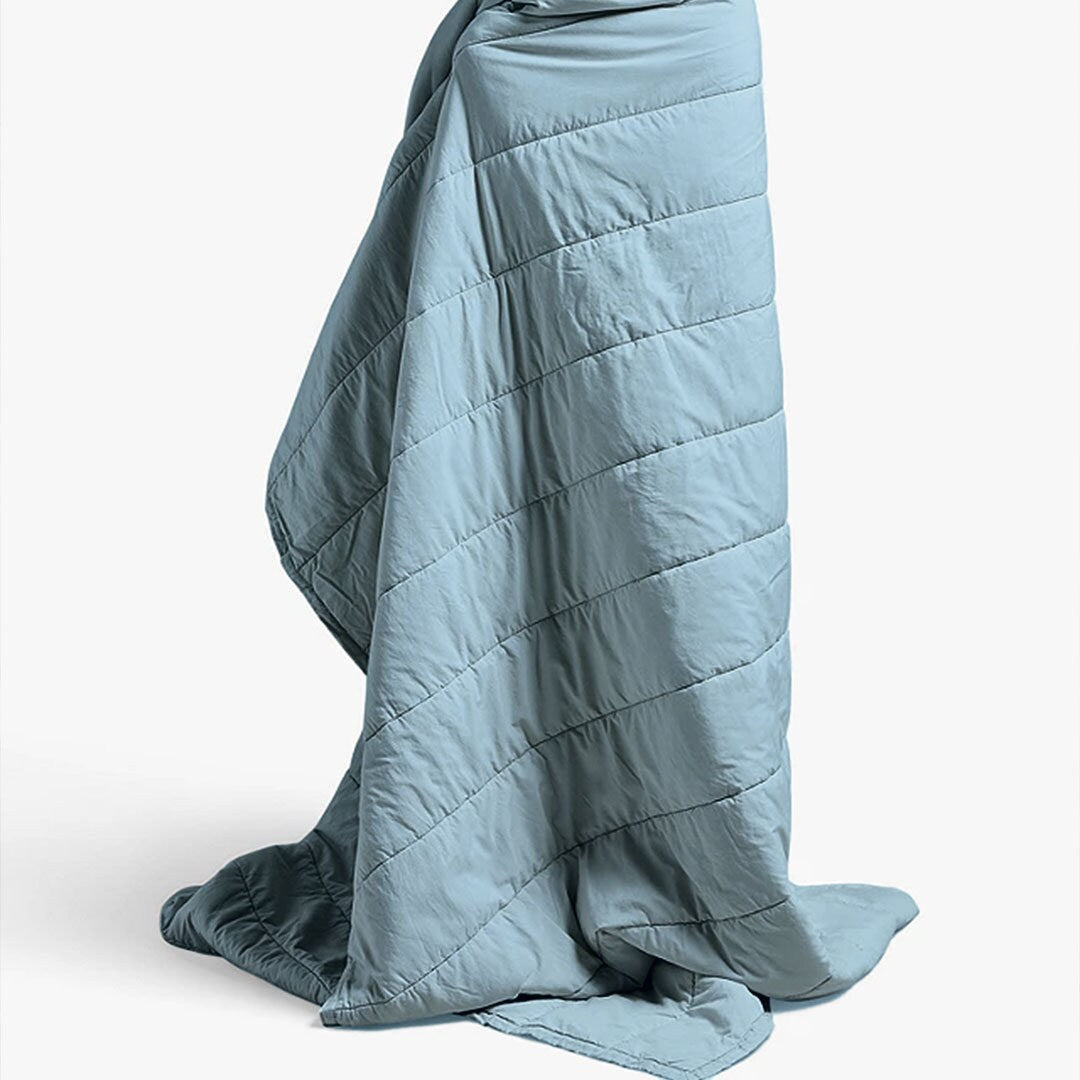 Broad Channel Stitch - Pure Linen Quilt Sets-2